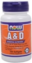 Picture of NOW Vitamin A & D 10,000/400 IU - 100 Softgels