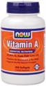 Picture of NOW Vitamin A (Fish Liver Oil) 25,000 IU - 250 Softgels
