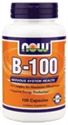 Picture of NOW Vitamin B-100 - 100 Caps